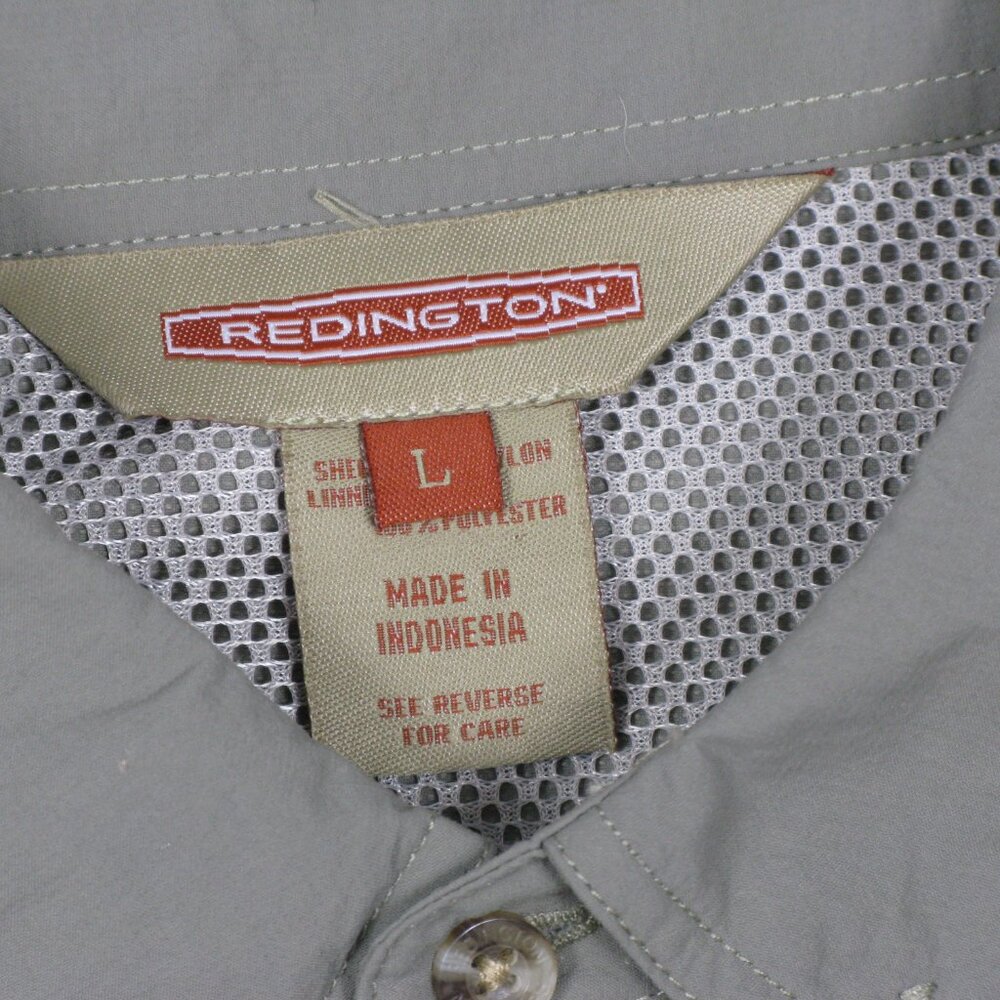 Redington Light Green Long Sleeve Vented River/Fishing Shirt Size Large - Picture 5 of 8